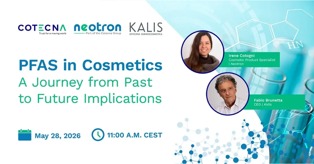 Neotron Webinar on PFAS in Cosmetics